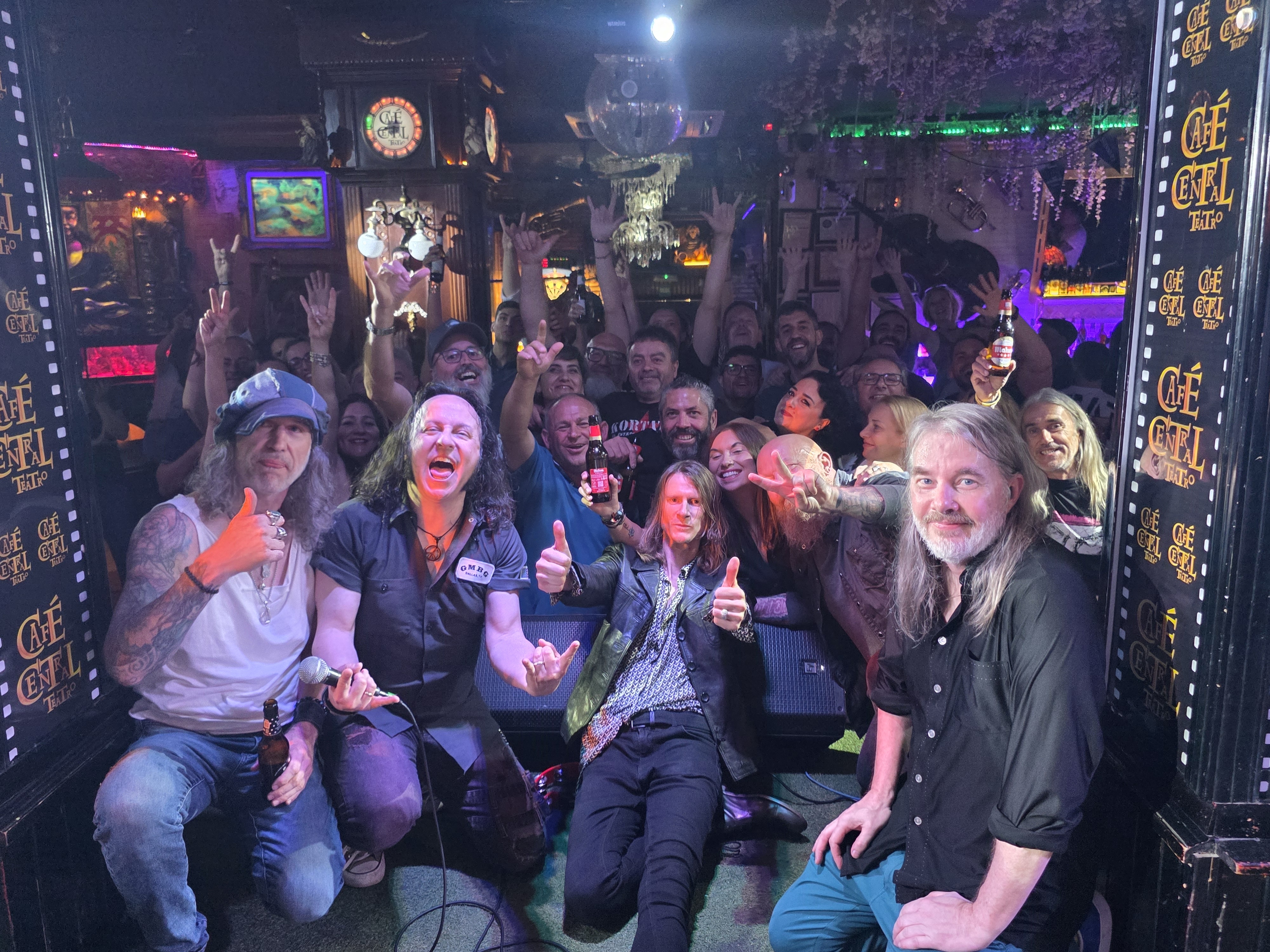 The Midnight Calls with fans