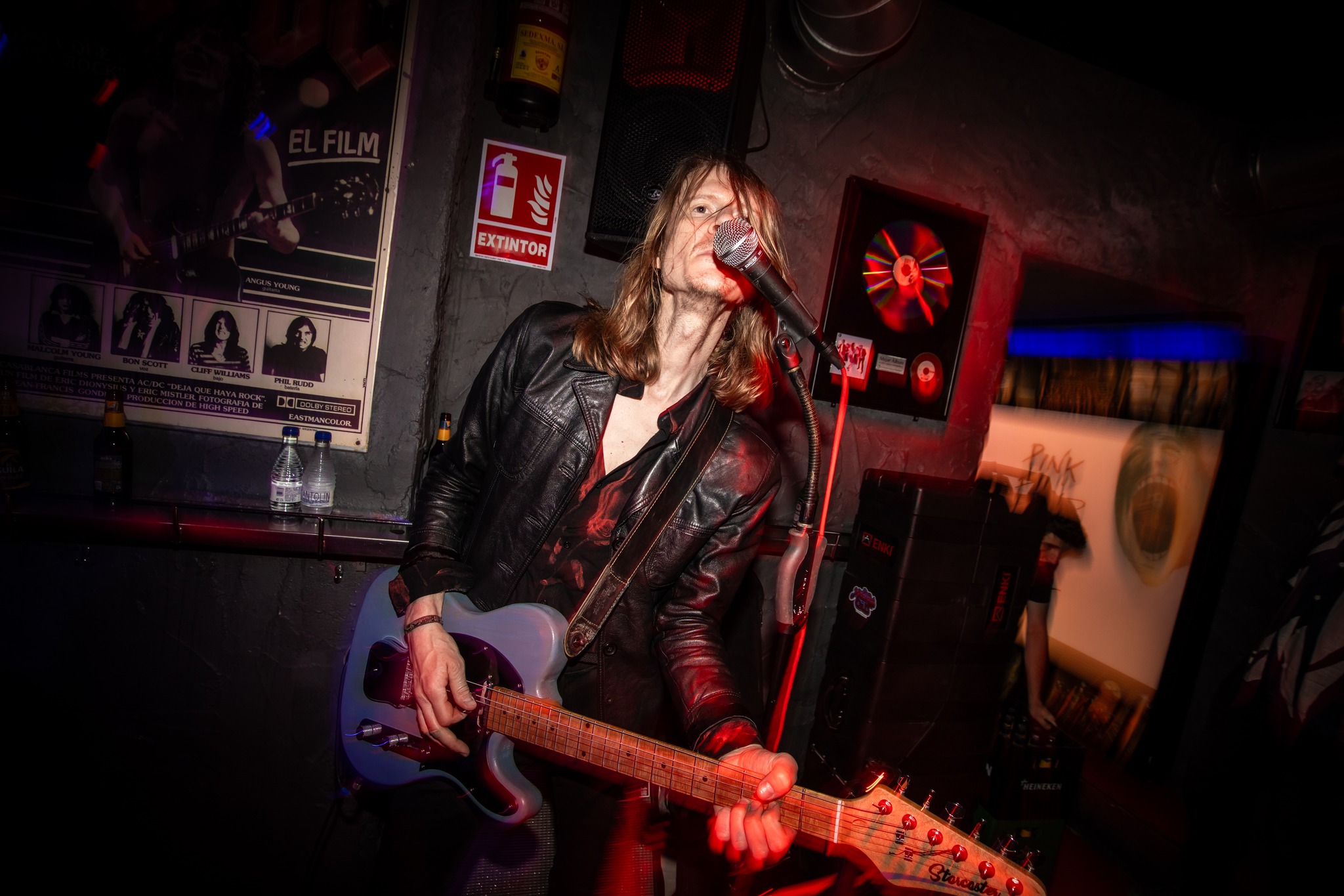 Adam Arling on vocals with The Midnight Calls