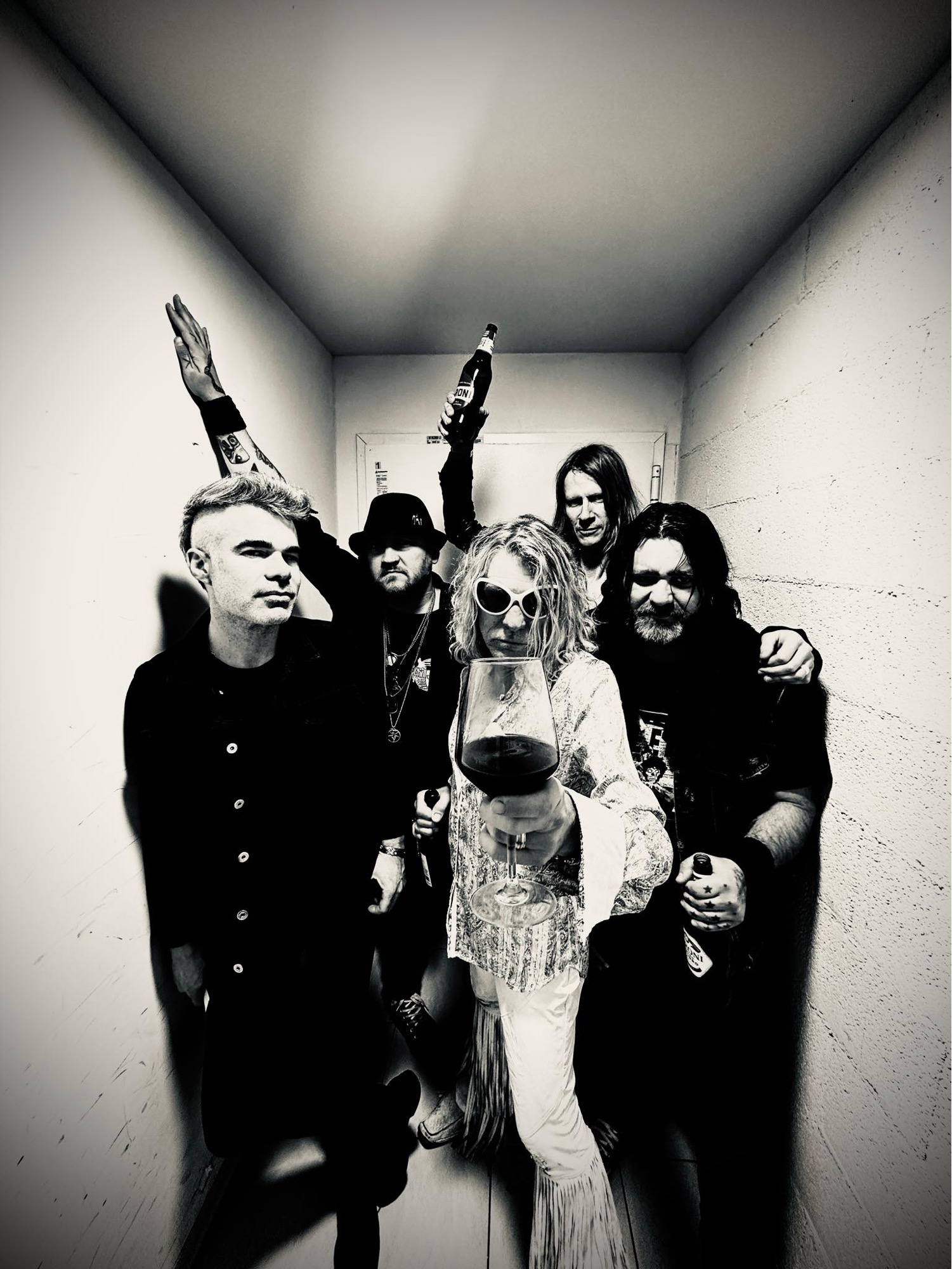 Warrior Soul backstage in Spain, 2025